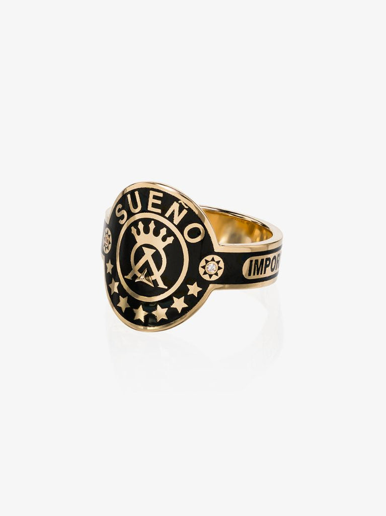 18k Yellow Gold Dream Cigar Diamond Ring