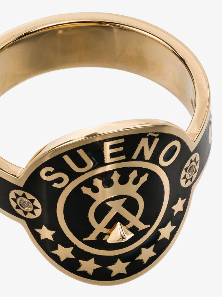 18k Yellow Gold Dream Cigar Diamond Ring