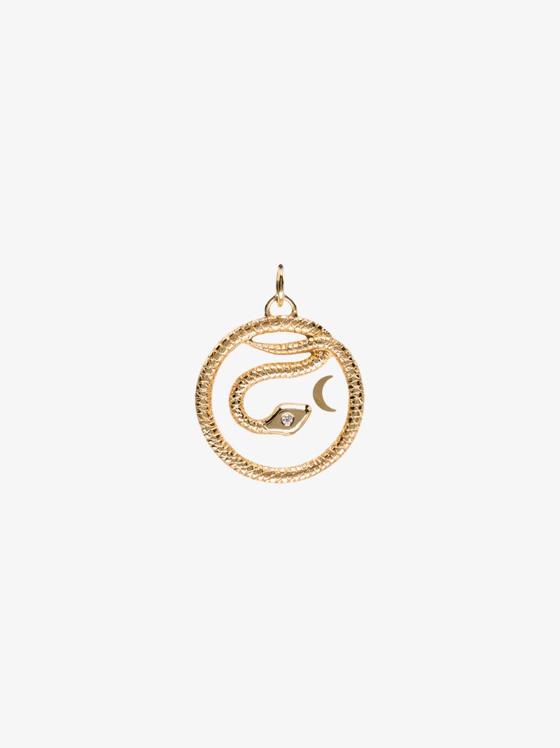 Gold Wholeness Baby Medallion Necklace