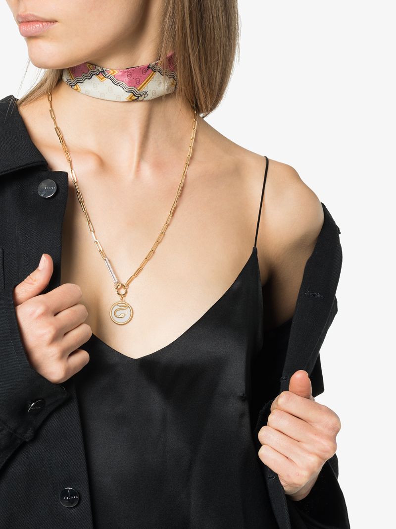 Gold Wholeness Baby Medallion Necklace
