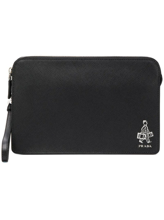 Saffiano Clutch Bag