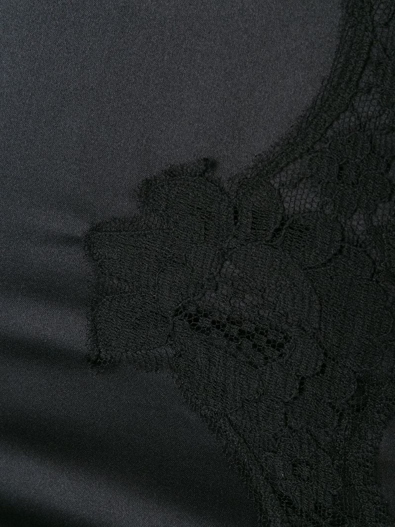 Black High Waist Silk Briefs