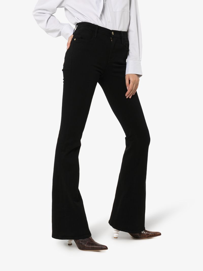 Le High flared jeans