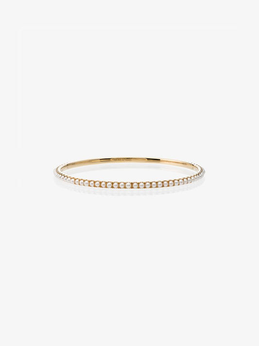 18k Yellow Gold Pearl Bracelet