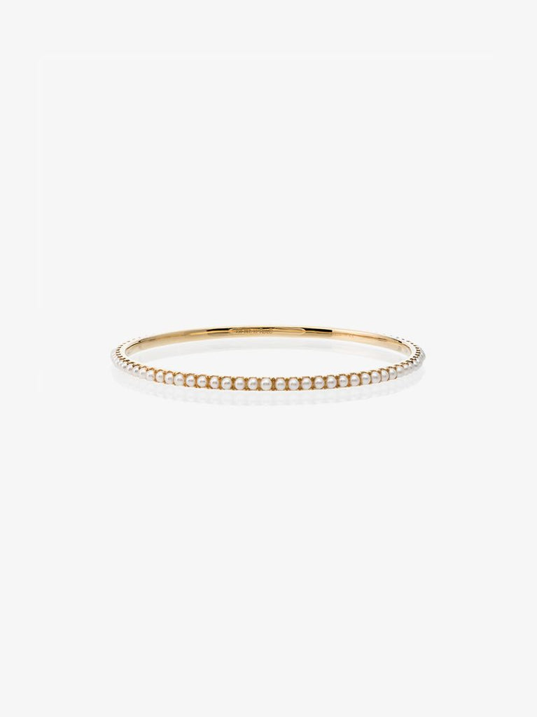 18k Yellow Gold Pearl Bracelet