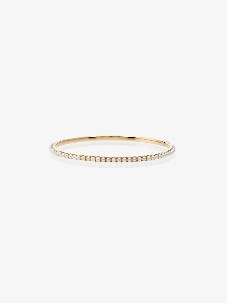 18k Yellow Gold Pearl Bracelet