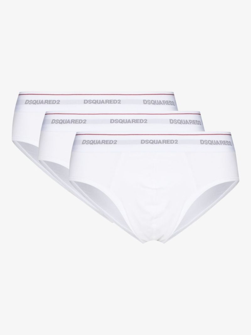 Logo Waistband Triple Pack Briefs