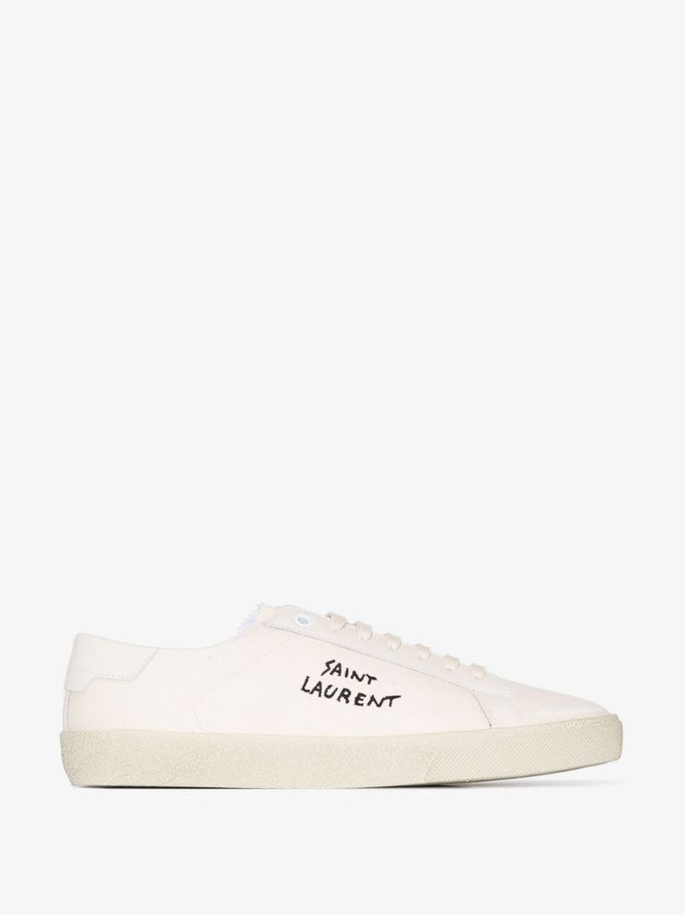 White Court Classic Low-top Leather Sneakers