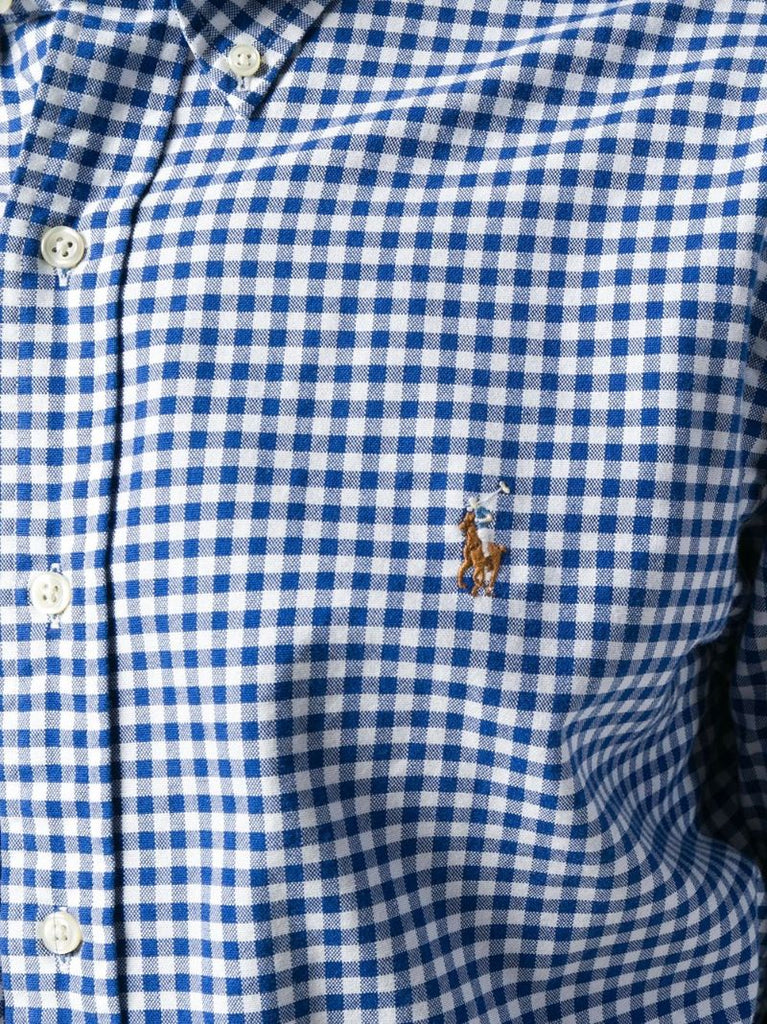 Blue Checked Oxford Shirt