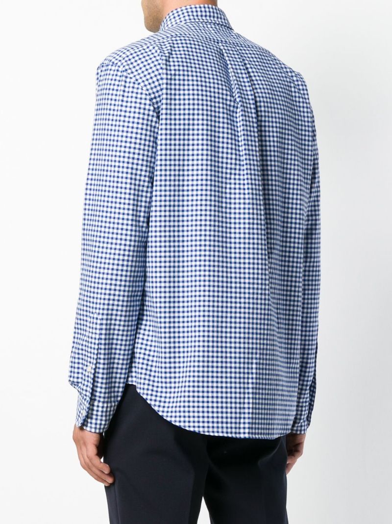 Blue Checked Oxford Shirt