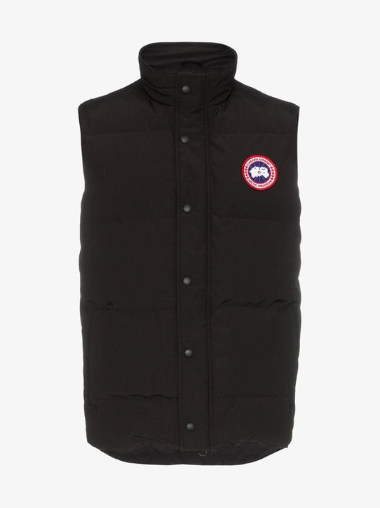 Garson Sleeveless Feather Down Cotton Blend Vest