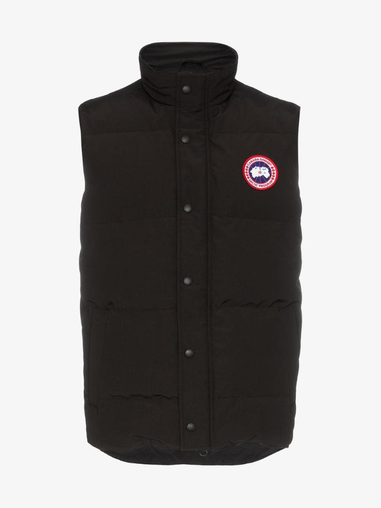 Garson Sleeveless Feather Down Cotton Blend Vest