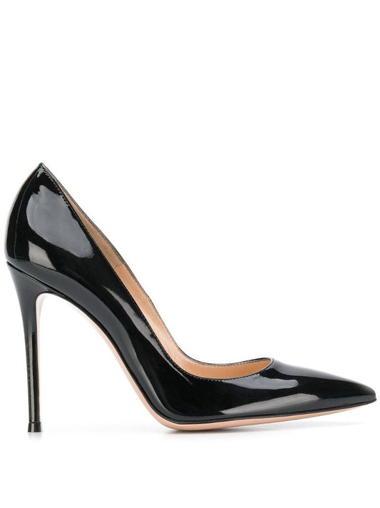 Black Gianvito 105 Patent-leather Pumps