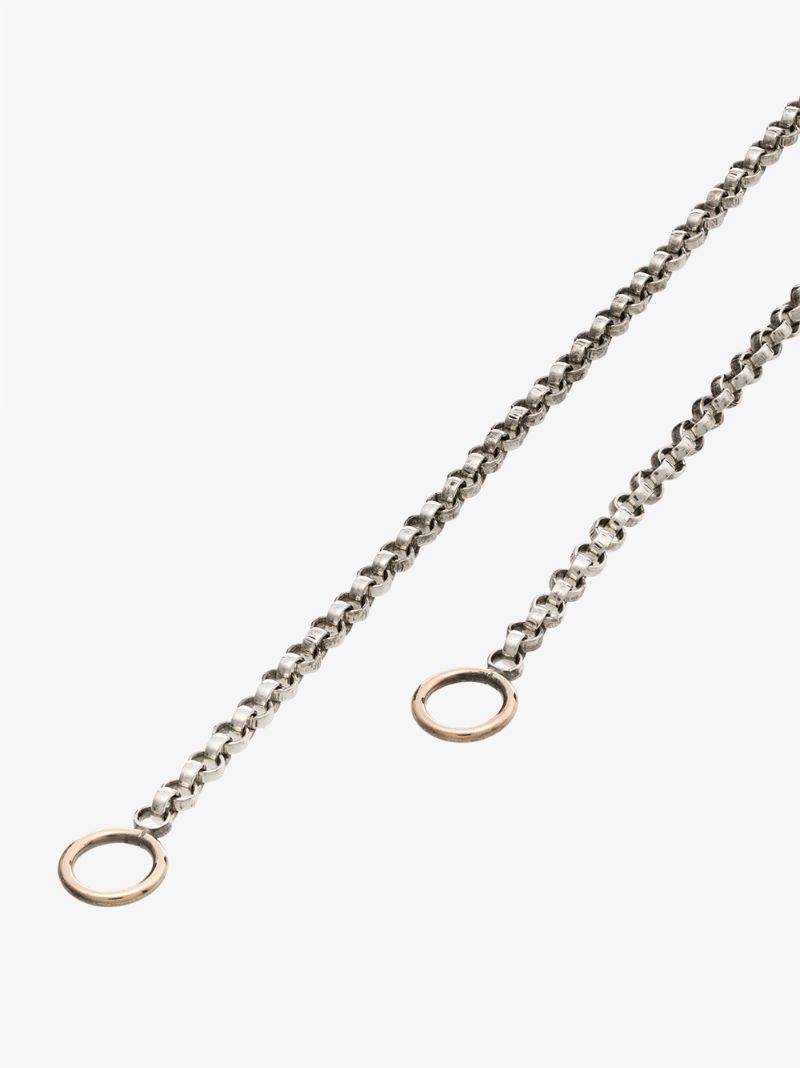 14k Yellow Gold Rolo Chain 24 Inch Necklace