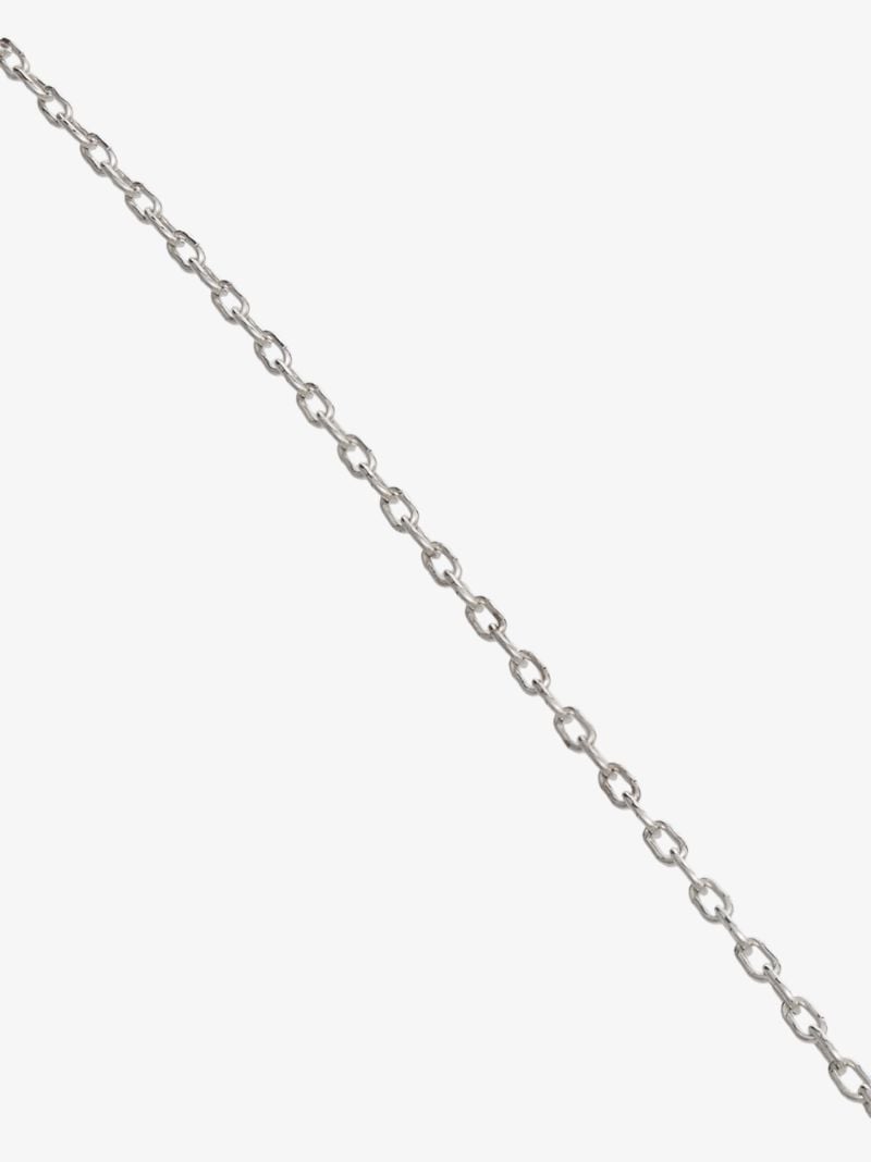 Sterling Silver Fine Square Link Chain 20 Inch Necklace
