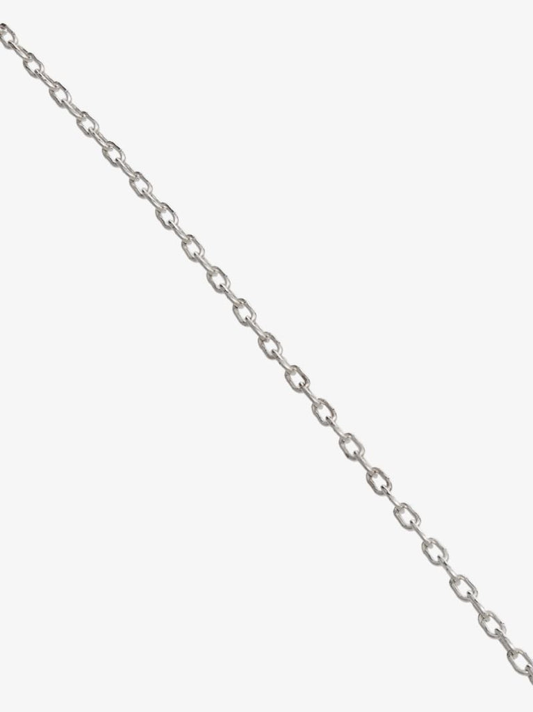 Sterling Silver Fine Square Link Chain 20 Inch Necklace