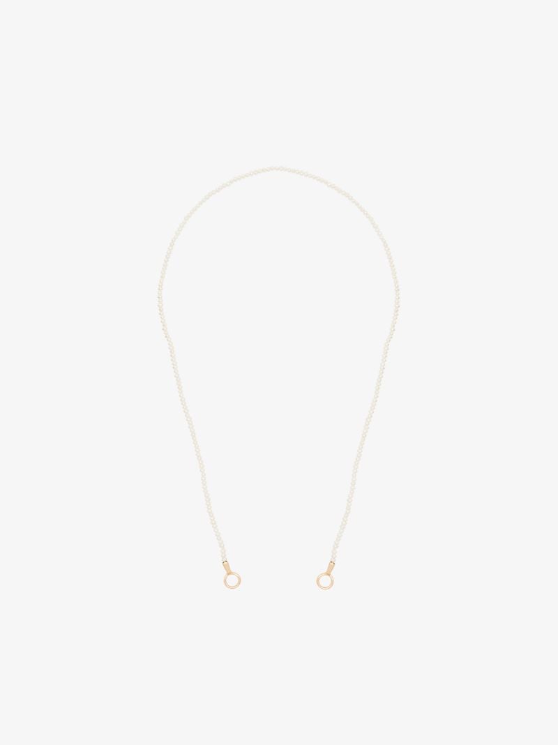 14k Yellow Gold Akoya Pearl Strand 16 Inch Necklace