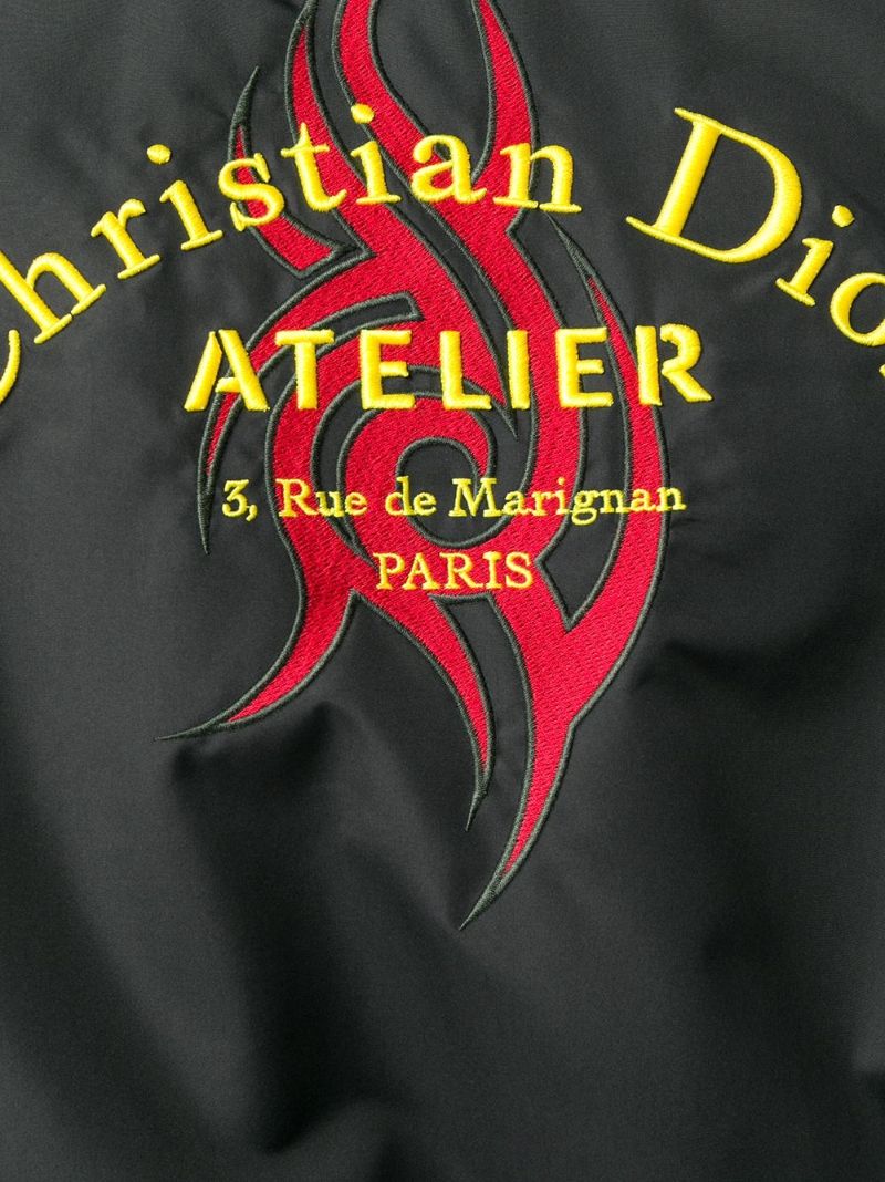 Logo Zipped Bomber Jacket
