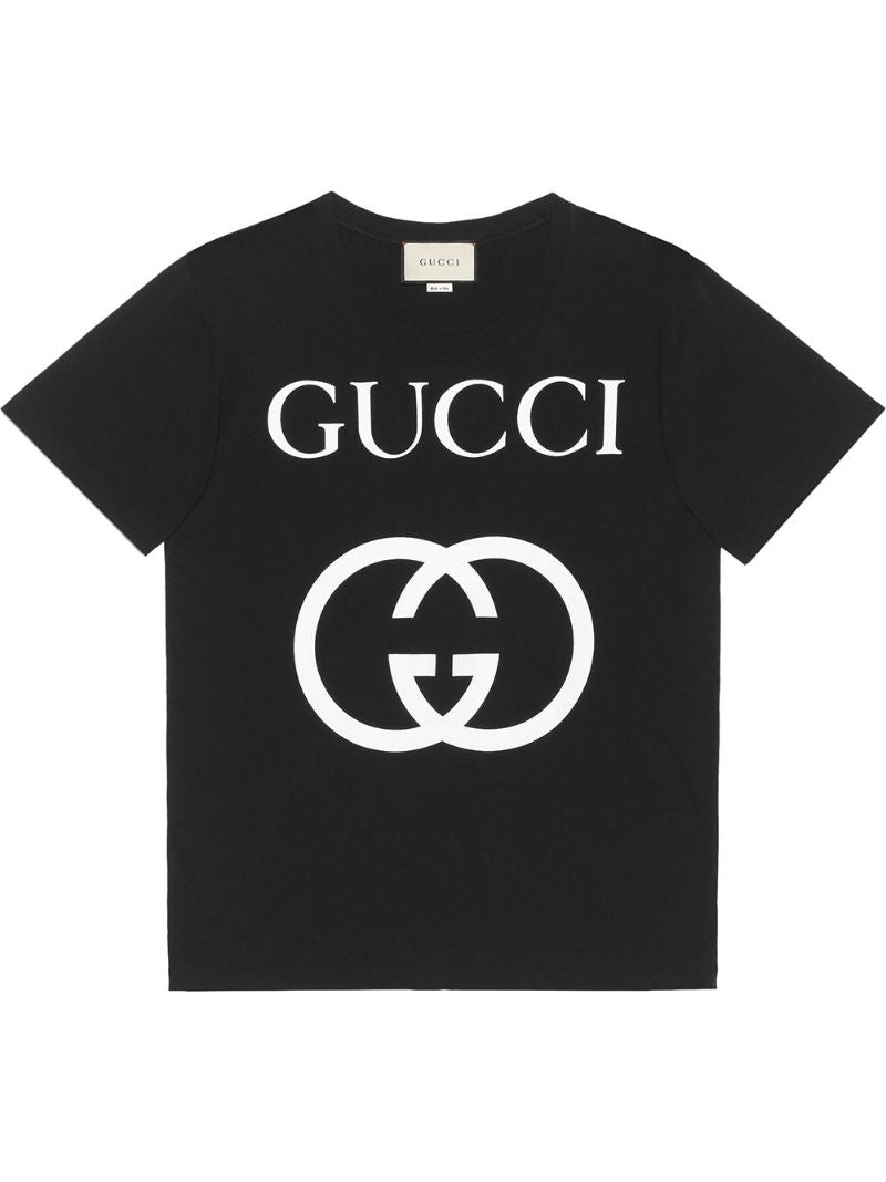Gg Logo Cotton T-shirt