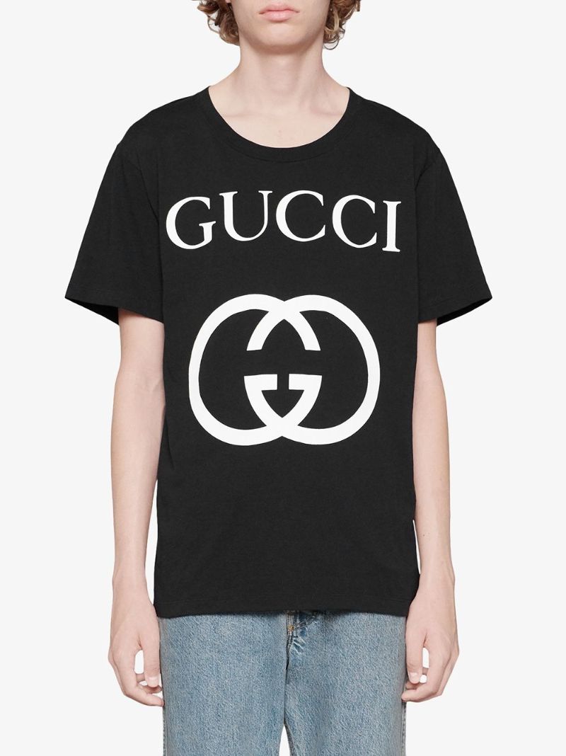 Gg Logo Cotton T-shirt
