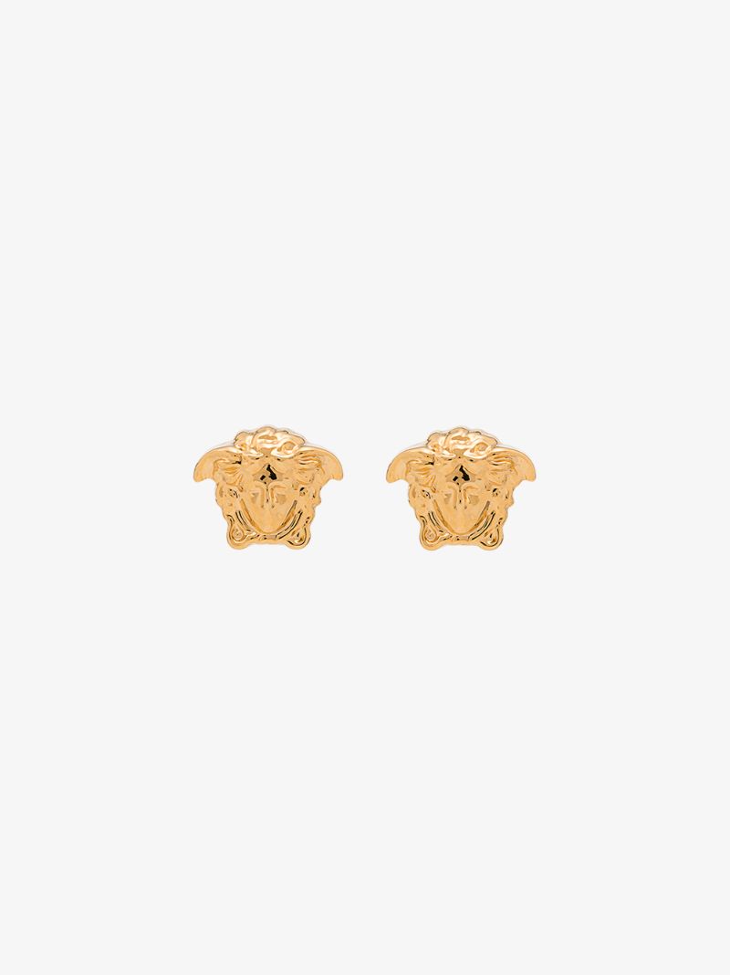 Metallic Medusa Stud Earrings