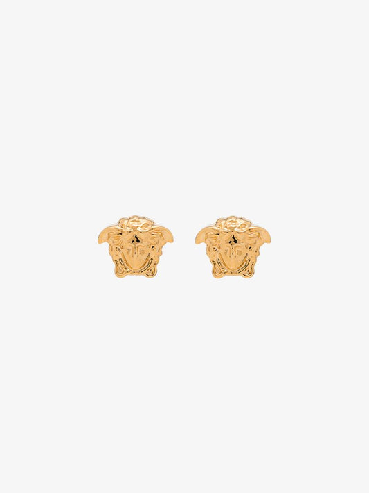 Metallic Medusa Stud Earrings