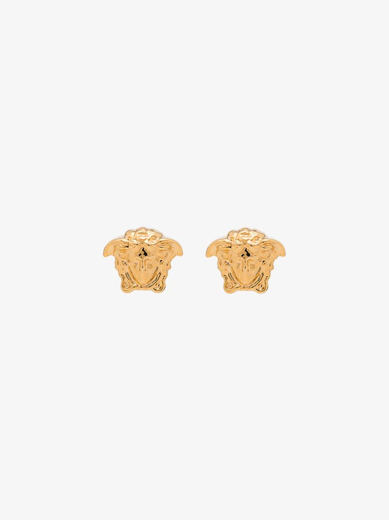 Metallic Medusa Stud Earrings