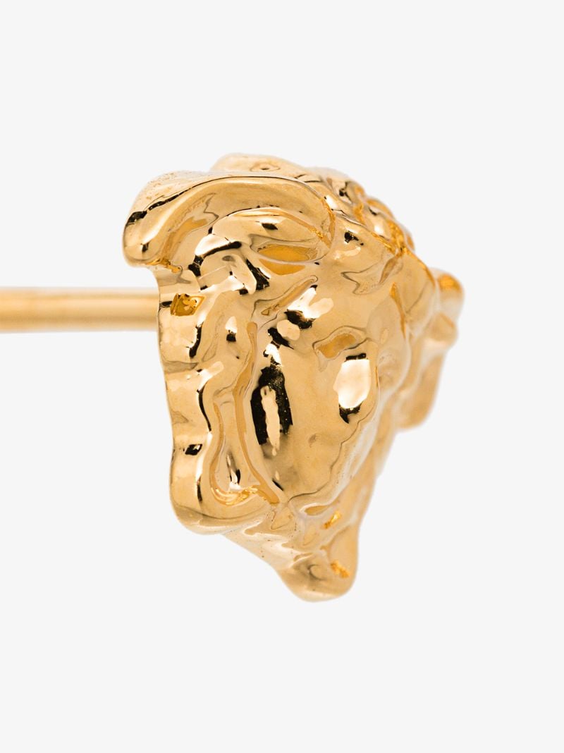 Metallic Medusa Stud Earrings