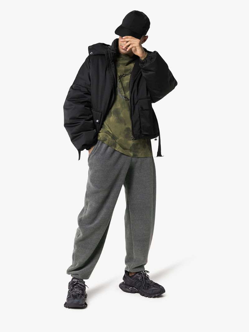 Black Track Low Top Sneakers