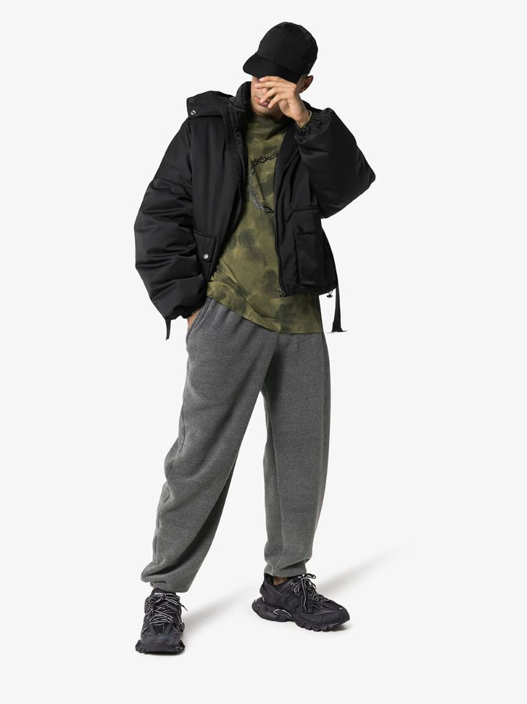 Black Track Low Top Sneakers