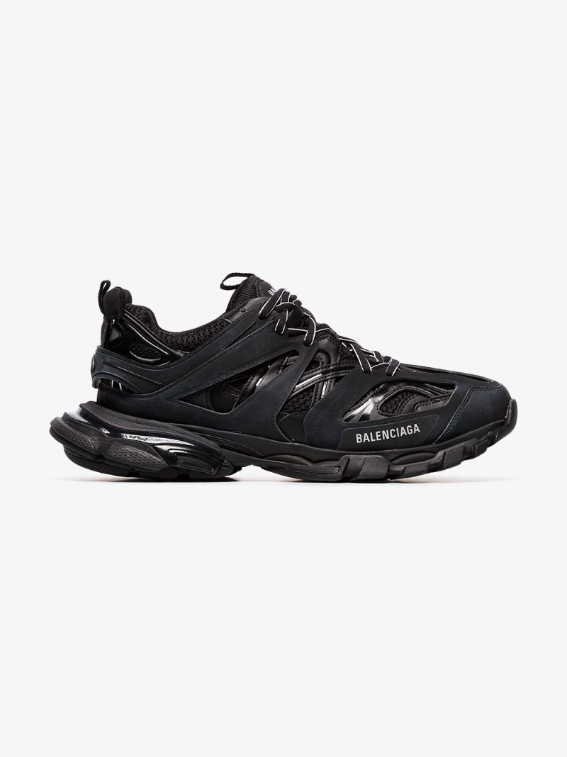 Black Track Low Top Sneakers