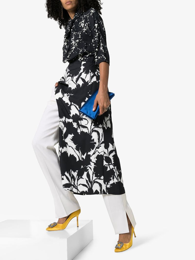 Yellow Hangisi 90 Satin Pumps