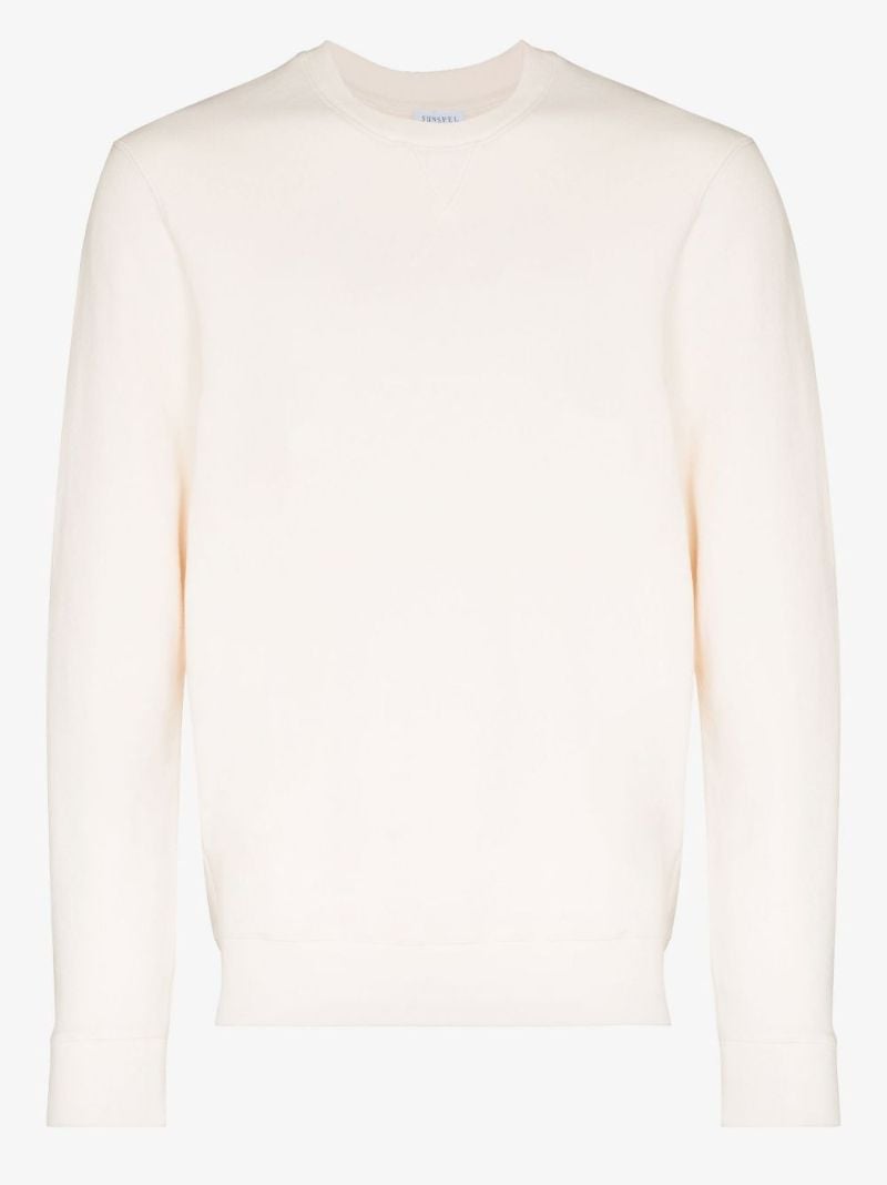 Neutral Cotton Sweatshirt