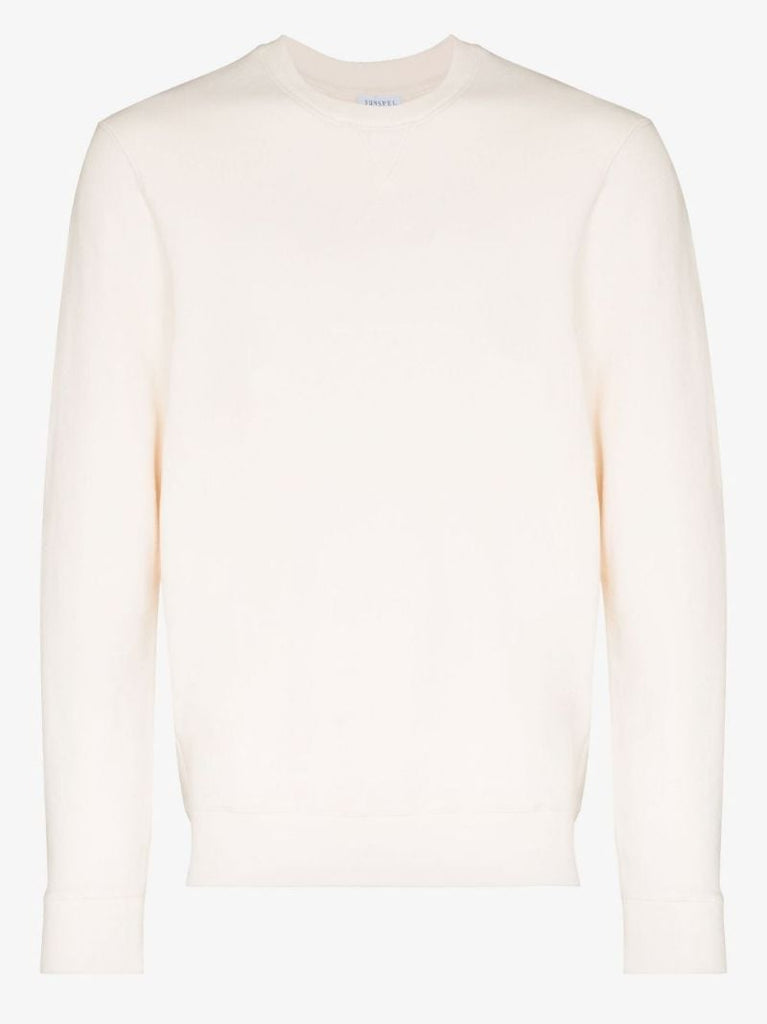 Neutral Cotton Sweatshirt