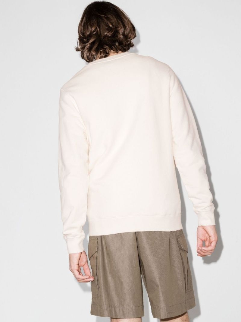 Neutral Cotton Sweatshirt