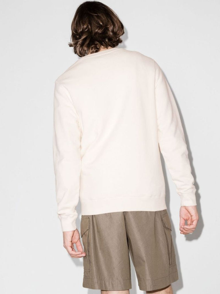 Neutral Cotton Sweatshirt