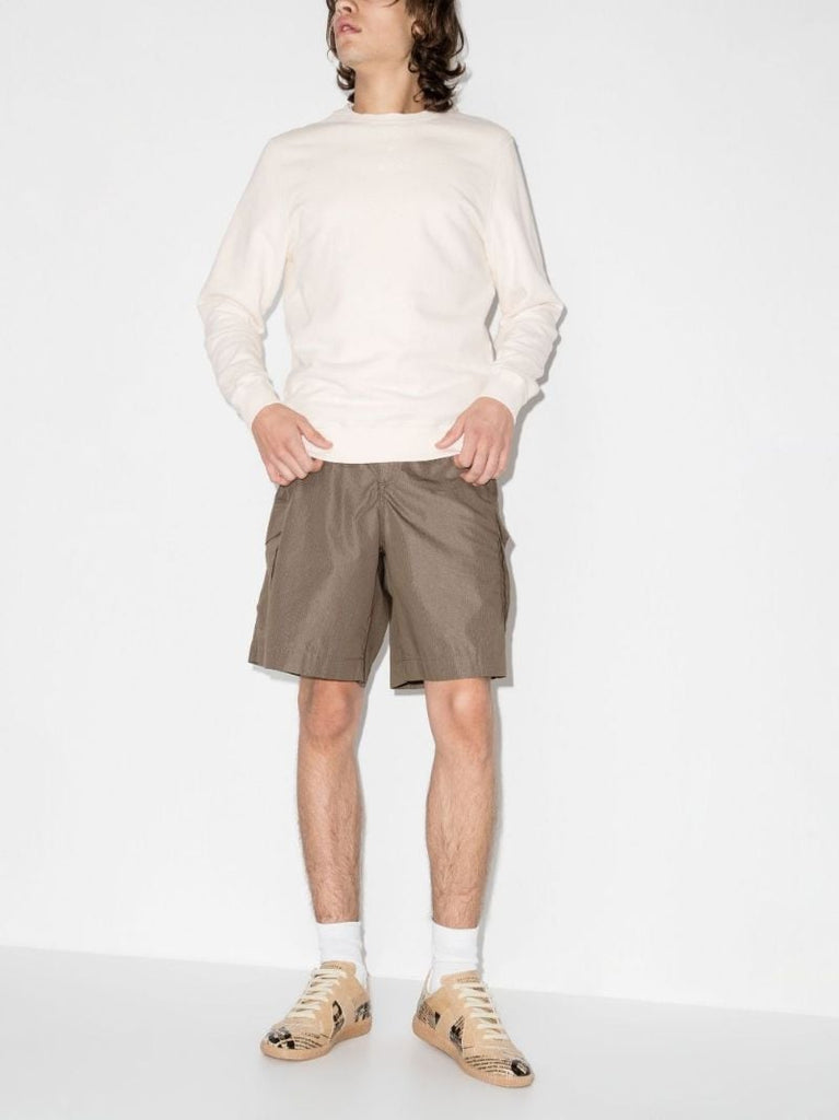 Neutral Cotton Sweatshirt