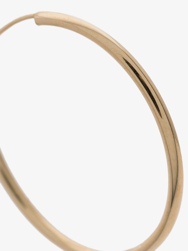 14k Yellow Gold Medium Hoop Earrings