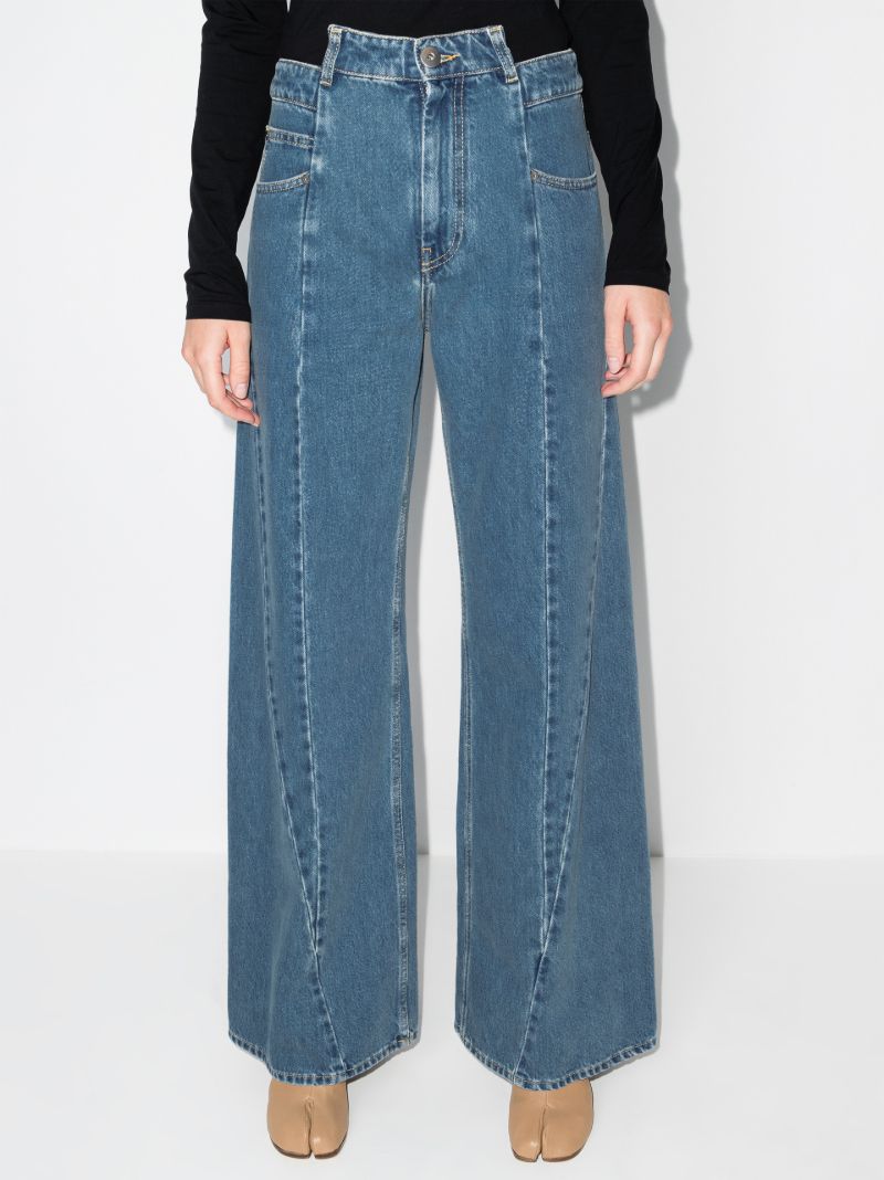 Blue DÃ_x0083_Â©cortiquÃ_x0083_Â© Wide-leg Jeans