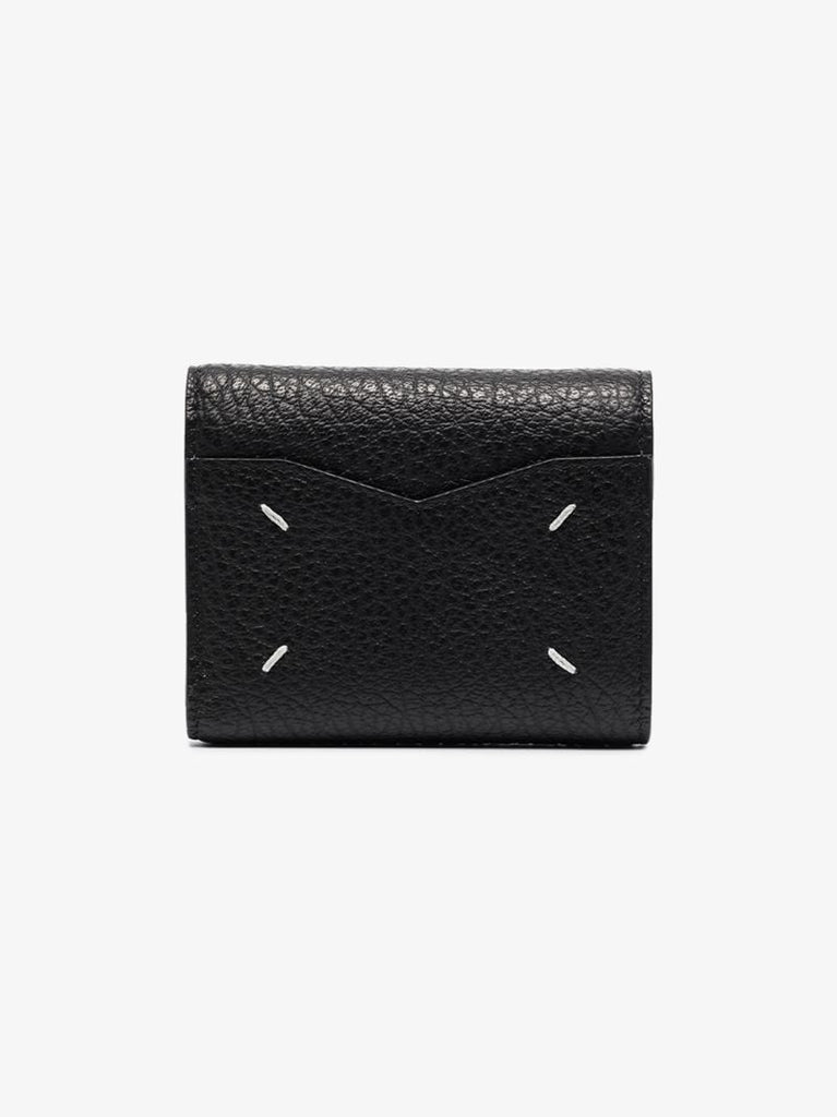 Black Grained Leather Wallet