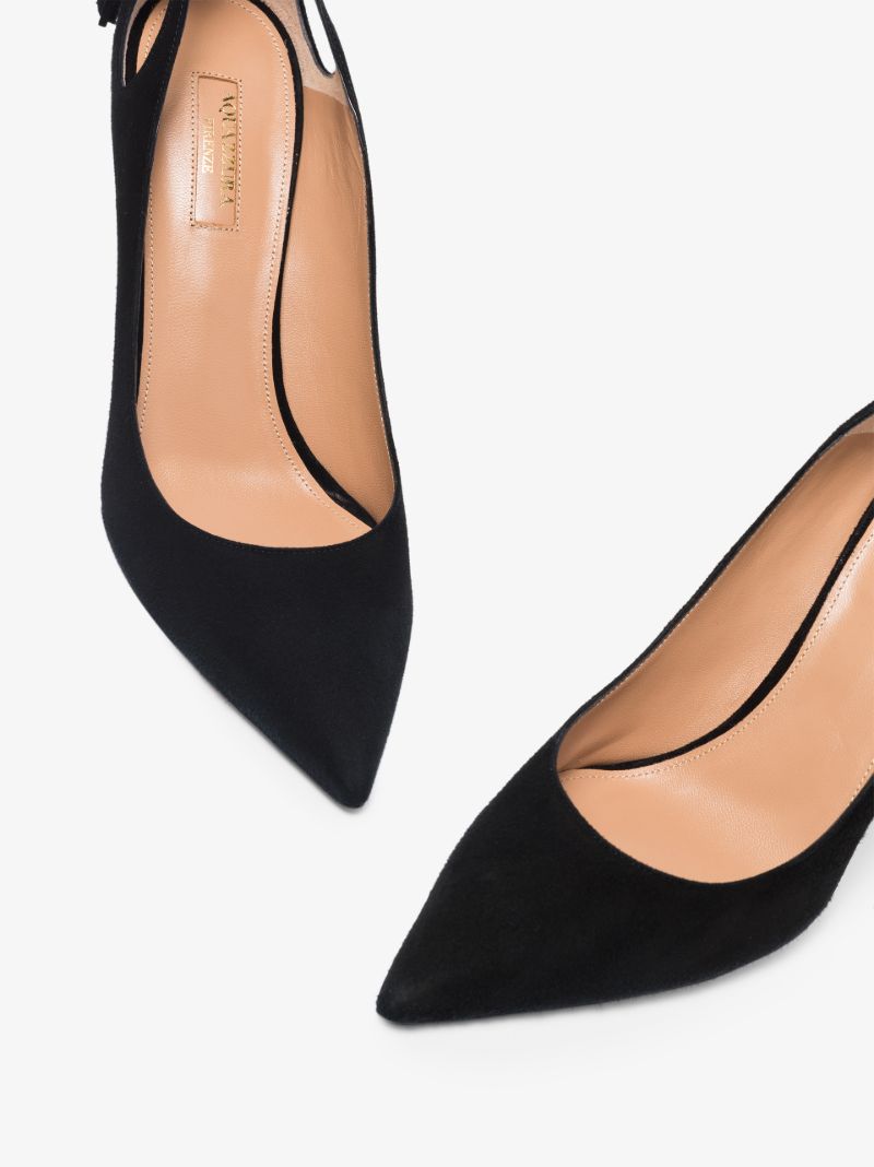 Black Forever Marilyn 85 Suede Pumps
