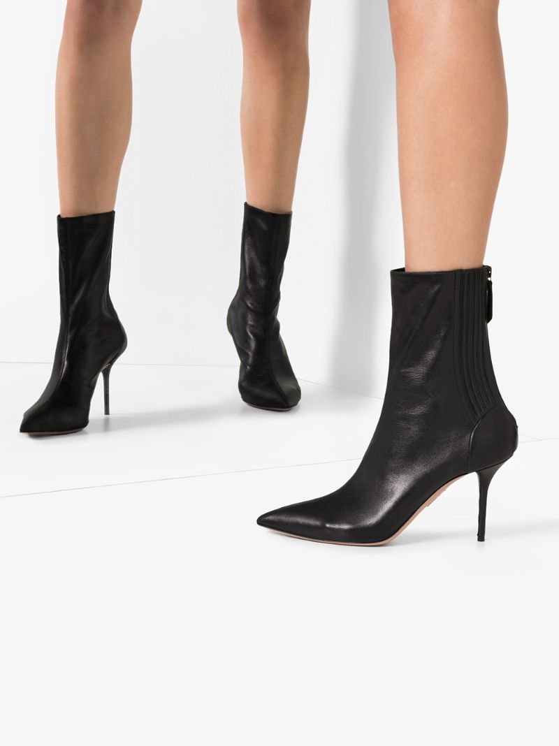 Black Saint HonorÃ_x0083_Â© 85 Leather Boots