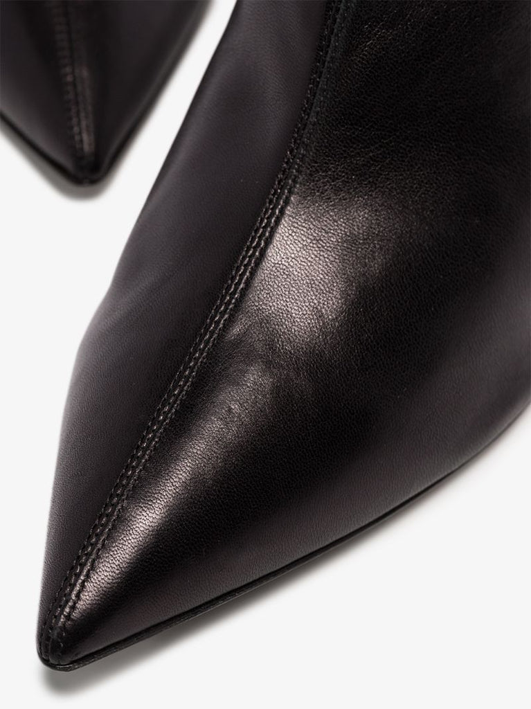 Black Saint HonorÃ_x0083_Â© 85 Leather Boots