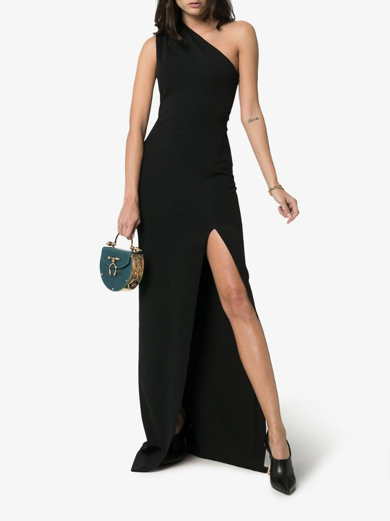 Averie One Shoulder Side Split Maxi Dress