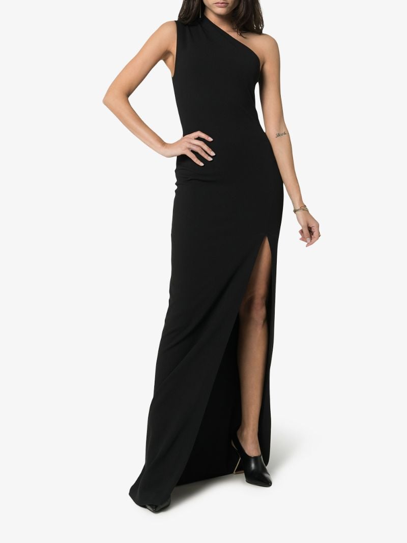 Averie One Shoulder Side Split Maxi Dress