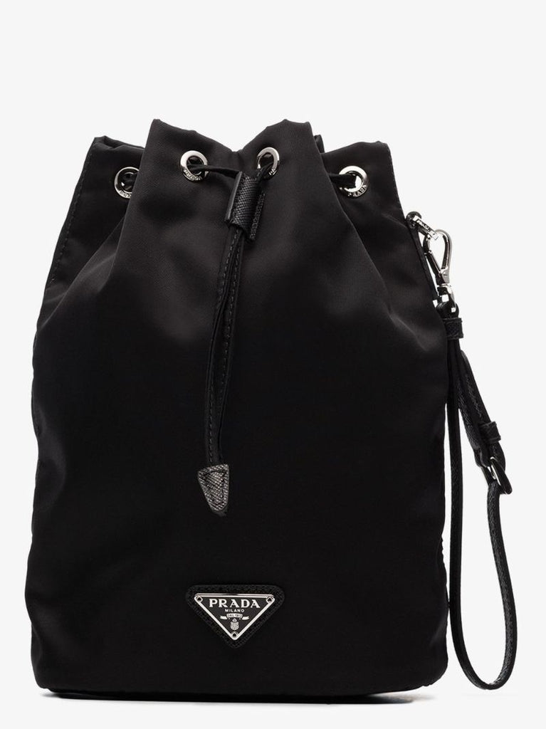 Black Vela Mini Bucket Bag