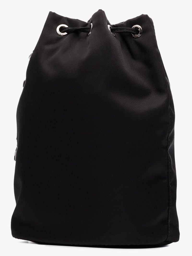 Black Vela Mini Bucket Bag