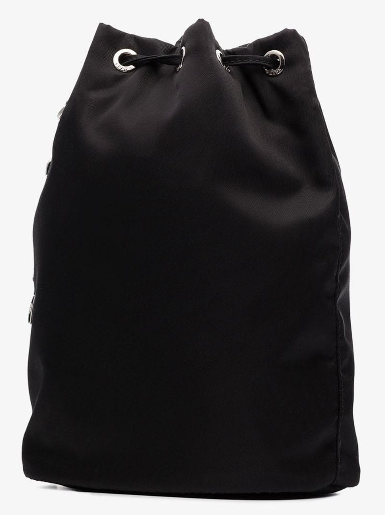 Black Vela Mini Bucket Bag
