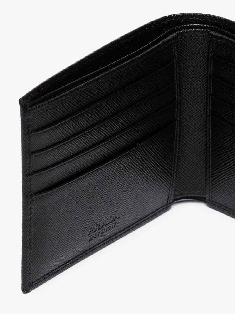 Black Saffiano Leather Bifold Wallet