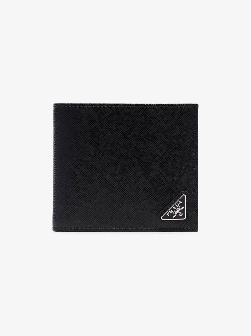 Black Saffiano Leather Bifold Wallet